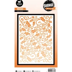 Plantilla de Stencil Holly Swirl Grunge Collection Studio Light