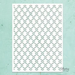 Plantilla de Stencil Kreativa Checkered Plate Mintay 15x20cm