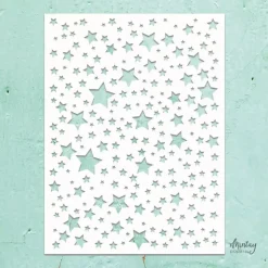 Plantilla de Stencil Kreativa Stars Mintay 15x20cm