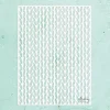 Plantilla de Stencil Kreativa Knitwear Mintay 15x20cm