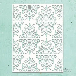 Plantilla de Stencil Kreativa Damask Mintay 15x20cm