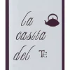 Plantilla de Stencil La casita del té 15x10,5cm Dayka
