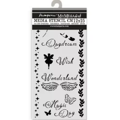 Plantilla de stencil Magic Day Wonderland Stamperia 12x25cm