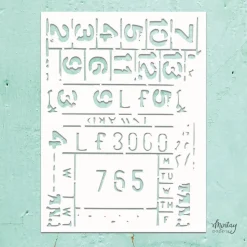 Plantilla de Stencil Mixed 3 Mintay 15x20cm