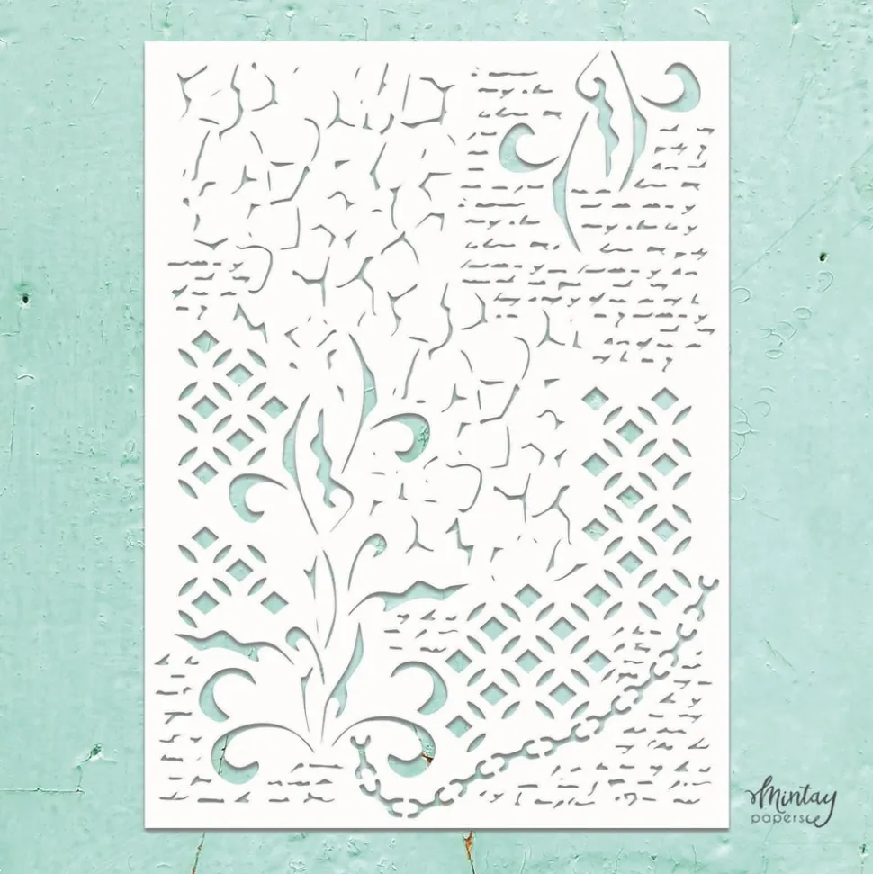 Plantilla de Stencil Mixed 5 Mintay 15x20cm