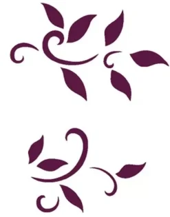 Plantilla de Stencil N-1022 Volutas 21x30cm Dayka