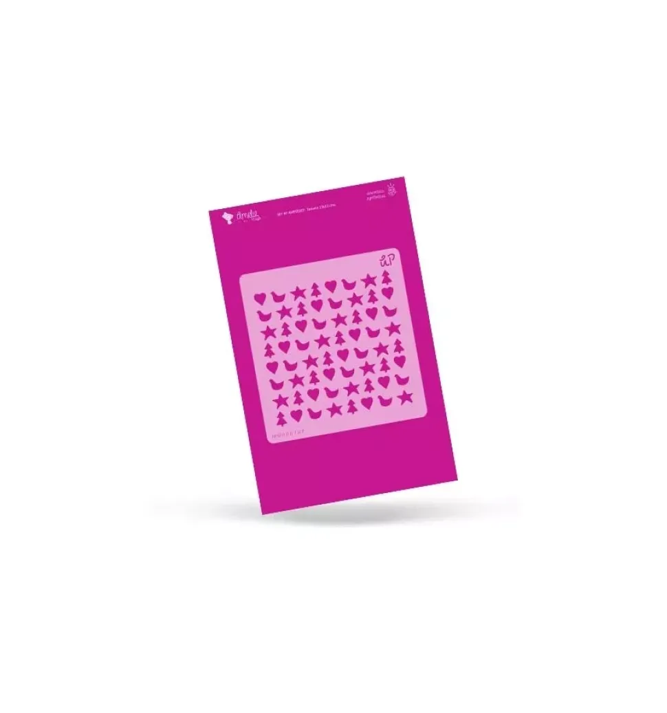 Plantilla de stencil Navidad 13x13cm