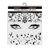 Plantilla de stencil Ojos Masquerade Stamperia 12x12cm