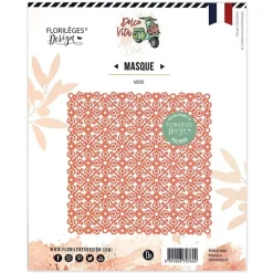 Plantilla de Stencil Ornement Florilèges Design 15x15cm