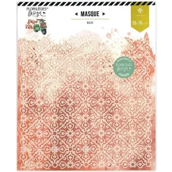 Plantilla de Stencil Ornement Florilèges Design 15x15cm
