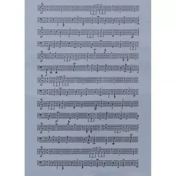 Plantilla de stencil Partitura Rich 33x48cm