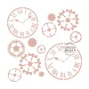 Plantilla de stencil Paso del tiempo Florilèges Design 15x15cm