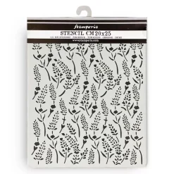 Plantilla de stencil Patrón Lavender Stamperia