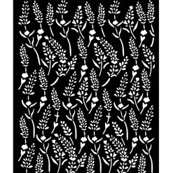 Plantilla de stencil Patrón Lavender Stamperia
