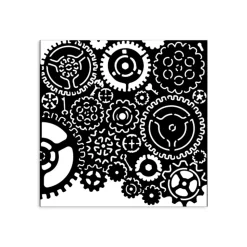 Plantilla de stencil Patrón de engranajes Best Sellers Stamperia 12x12cm