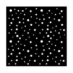 Plantilla de Stencil Patrón de círculos All You Need For Christmas Stamperia 18x18cm