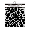 Plantilla de stencil Patrón de piedra Romantic Hidden Grove Stamperia 12x12cm