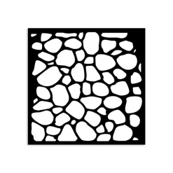 Plantilla de stencil Patrón de piedra Romantic Hidden Grove Stamperia 12x12cm