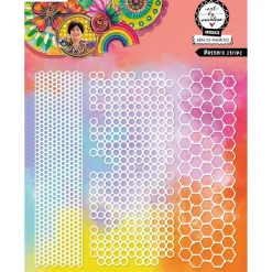 Plantilla de stencil Pattern Stripes Art By Marlene Studio Light