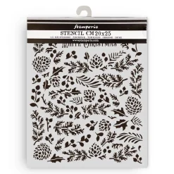 Plantilla de stencil Piñas The Owl's House Stamperia 20x25cm