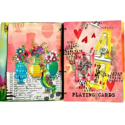 Plantilla de stencil Playing Card Art By Marlene Studio Light