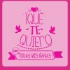 Plantilla de stencil Que te quiero 20x20cm