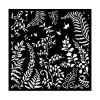 Plantilla de stencil Ramas de Hojas Romantic Woodland Stamperia 18x18cm
