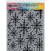 Plantilla de Stencil Snowflake Dylusions Ranger 22x30cm