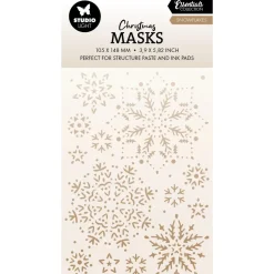 Plantilla de Stencil Snow Background Essentials Collection Studio Light