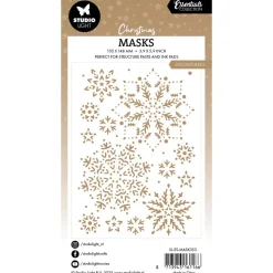 Plantilla de Stencil Snow Background Essentials Collection Studio Light