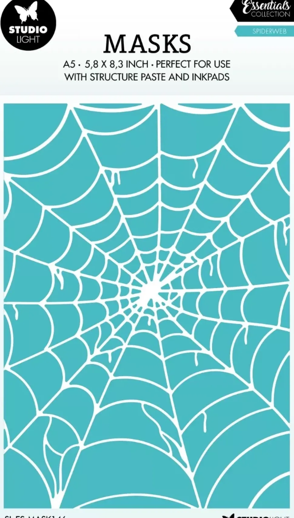 Plantilla de Stencil Spiderweb Essentials Studio Light