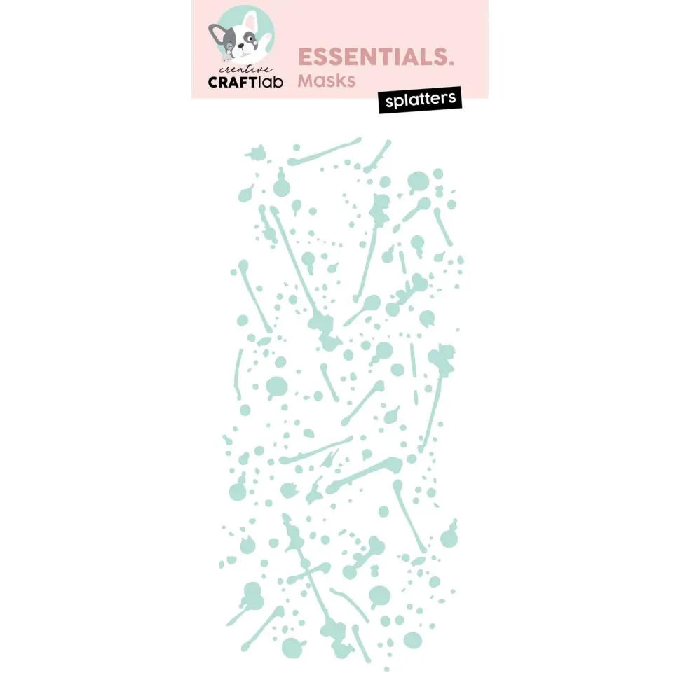 Plantilla de stencil Splatters Creative Craftlab Studio Light