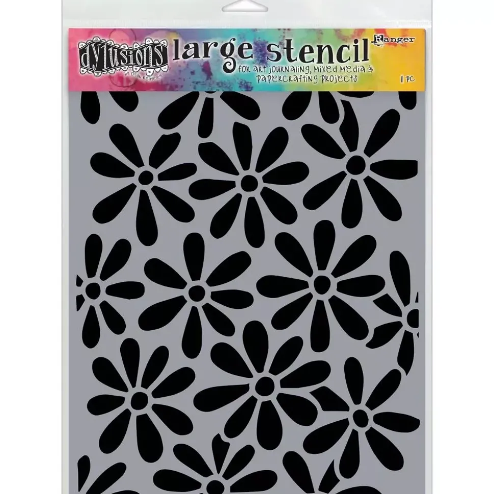 Plantilla de Stencil Spring Bloom Dylusions Ranger 22x30cm