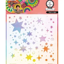 Plantilla de stencil Starry Night Art by Marlene Studio Light