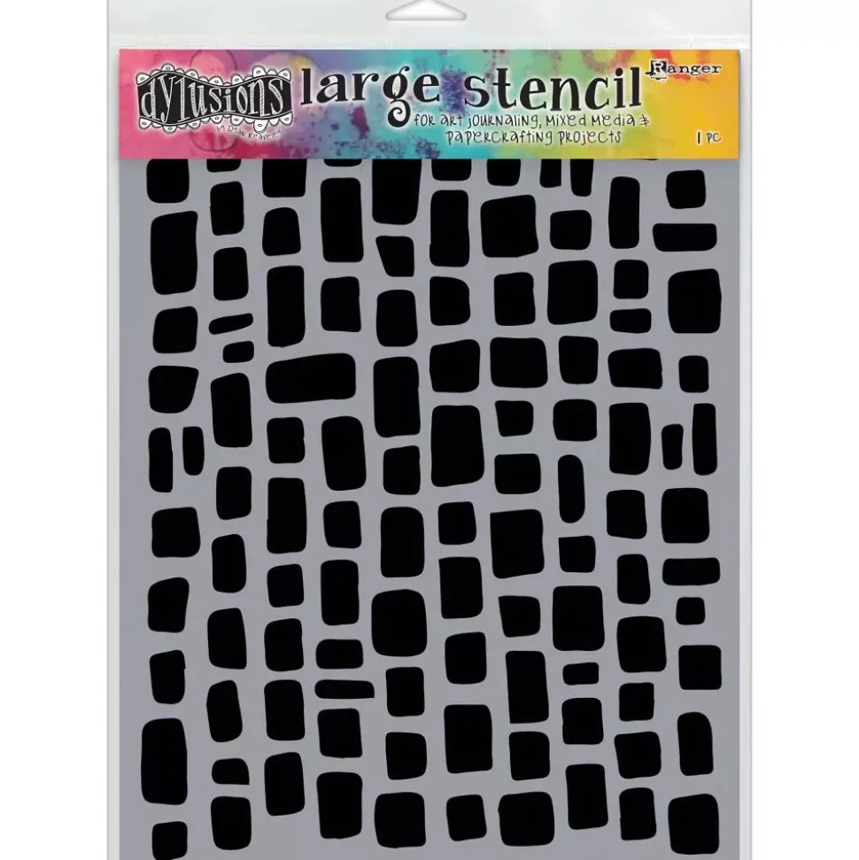 Plantilla de Stencil Sugar Lumps Dylusions Ranger 22x30cm