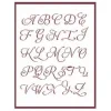 Plantilla de Stencil T-3092 Abecedario 21x30cm Dayka