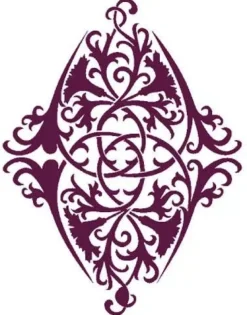 Plantilla de Stencil T-3010 Brocado geométrico 21x30cm Dayka