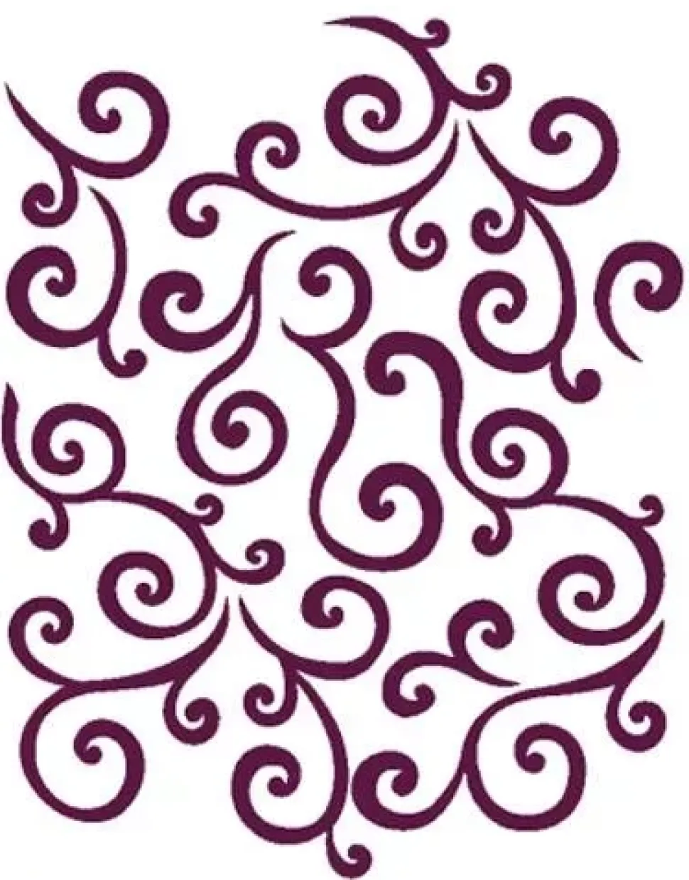 Plantilla de Stencil T-3003 Entramado de volutas 21x30cm Dayka