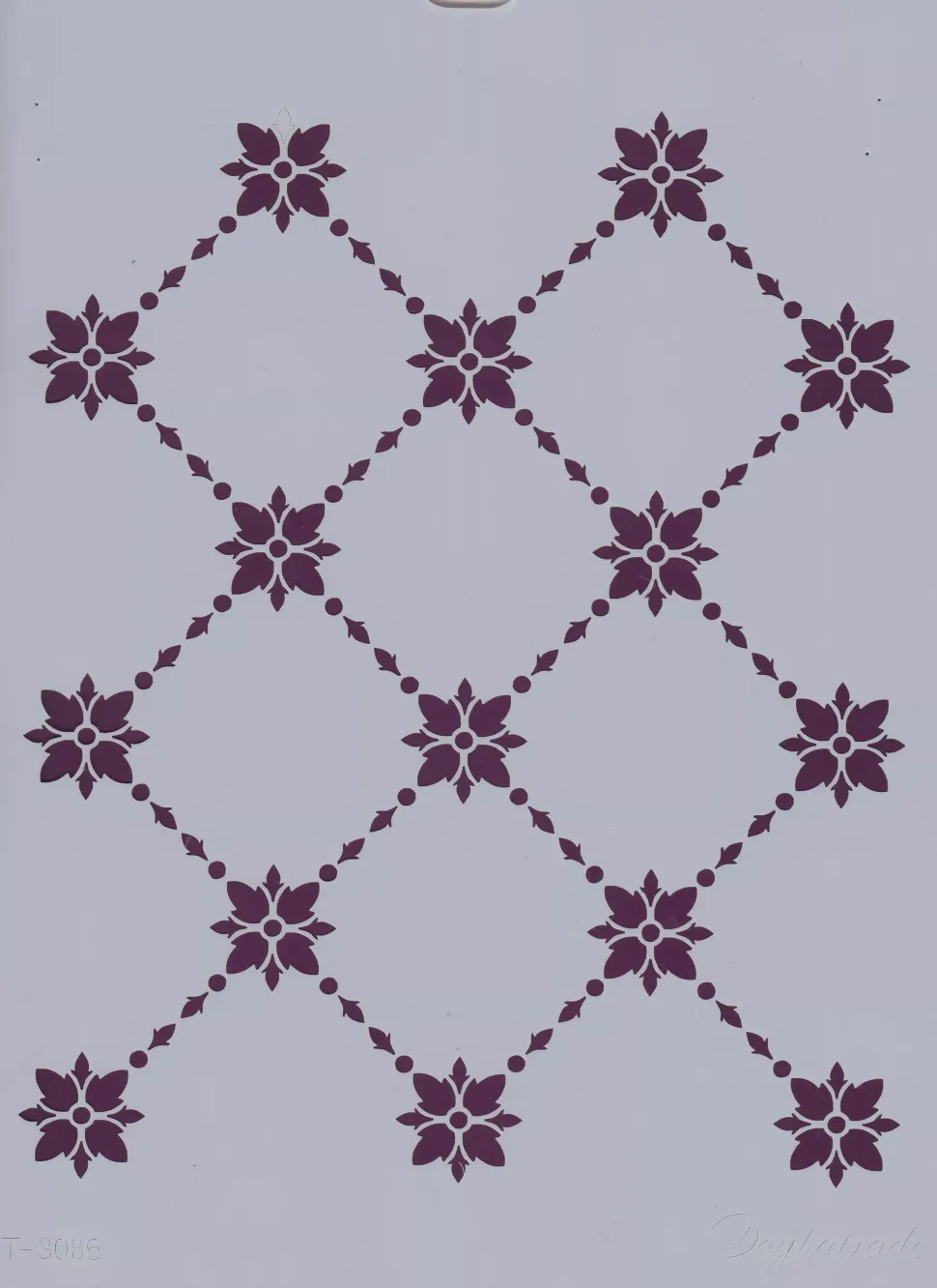 Plantilla de Stencil T-3086 Fondo 21x30cm Dayka