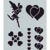 Plantilla de Stencil T-3037 Hada 21x30cm Dayka