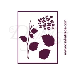 Plantilla de Stencil T-3159 Hortensia 21x30cm Dayka