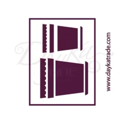 Plantilla de Stencil T-3193 Macetero 21x30cm Dayka