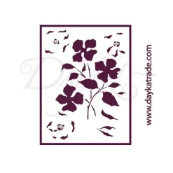 Plantilla de Stencil T-3186 Malva 21x30cm Dayka