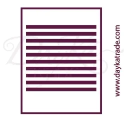 Plantilla de Stencil T-3261 Rayas 21x30cm Dayka