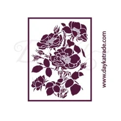 Plantilla de Stencil T-3160 Rosas 21x30cm Dayka