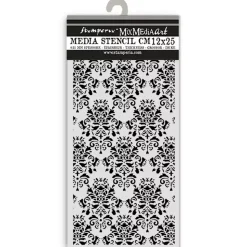 Plantilla de stencil Tapicería Romantic Golden Harmony Stamperia 15x25cm