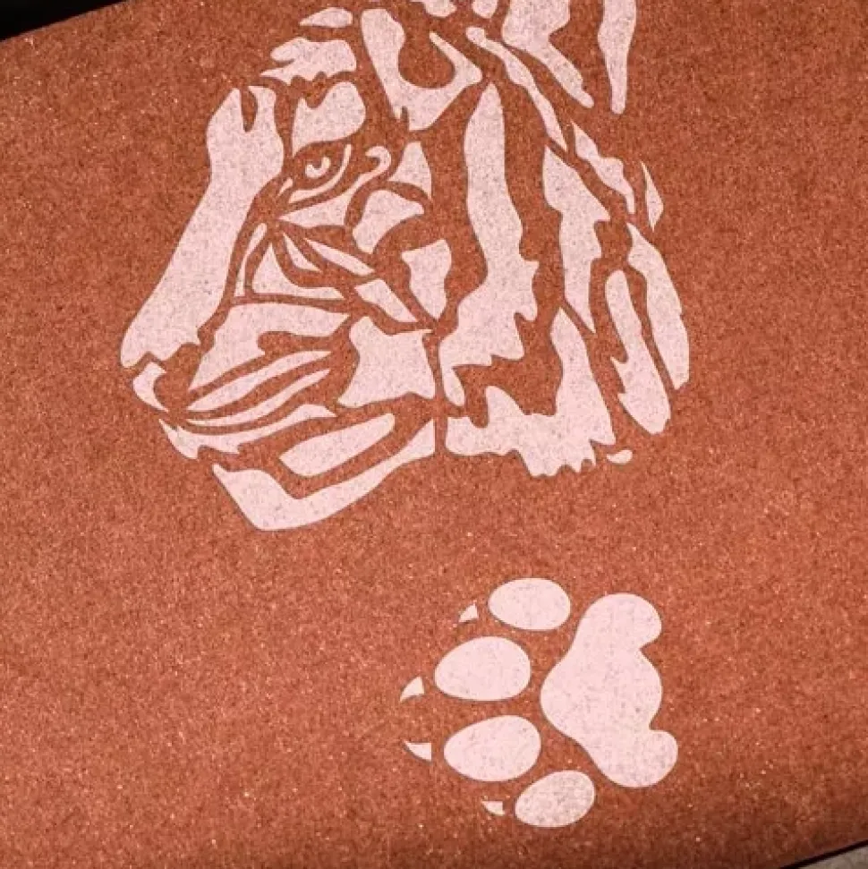 Plantilla de Stencil Tigre Fabrika Decoru 15x20cm