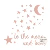 Plantilla de stencil To the moon Florileges Design 15x15cm