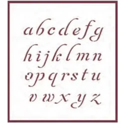 Plantilla de Stencil V-227 Abecedario 15x21cm Dayka