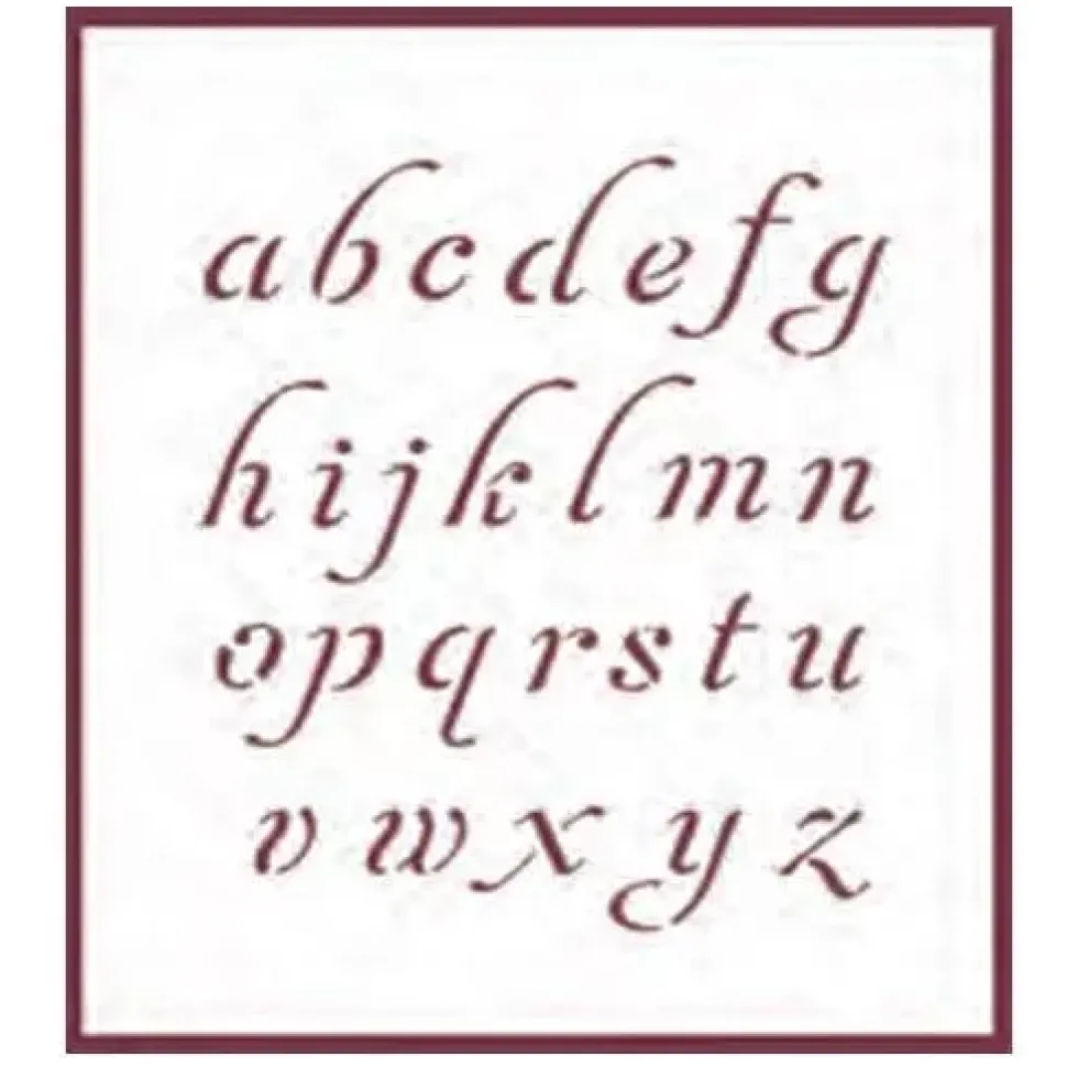 Plantilla de Stencil V-227 Abecedario 15x21cm Dayka